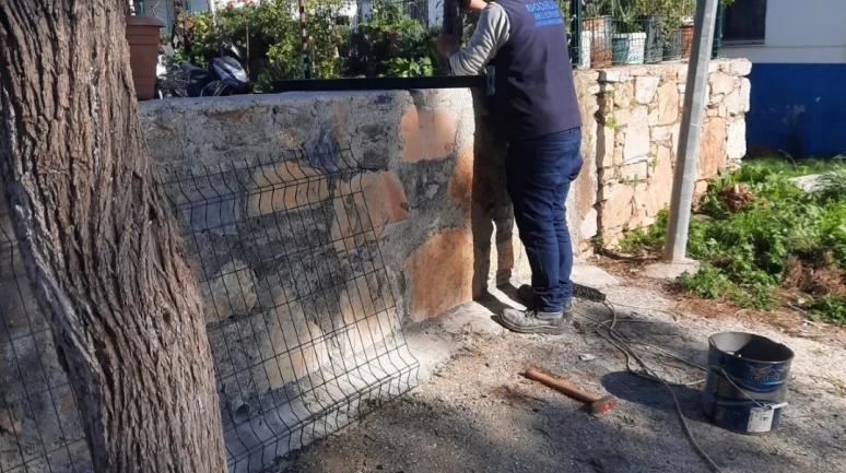 Bodrum’da Ortak Alanlar Yenileniyor: Ekipler Sahada