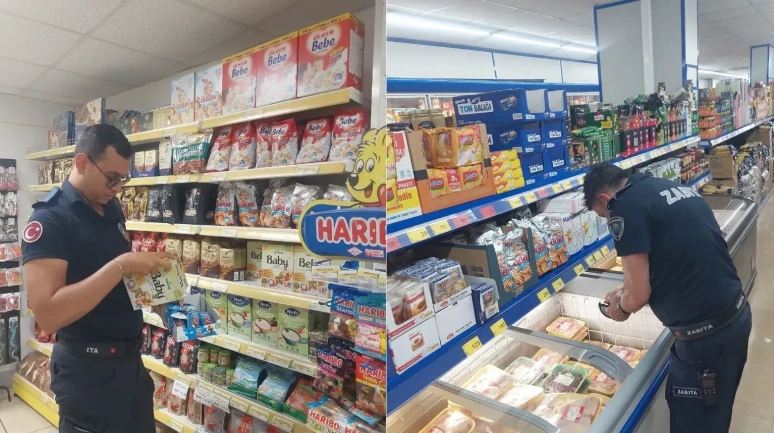Marmaris’te Zincir Marketlere Zabıta Denetimi
