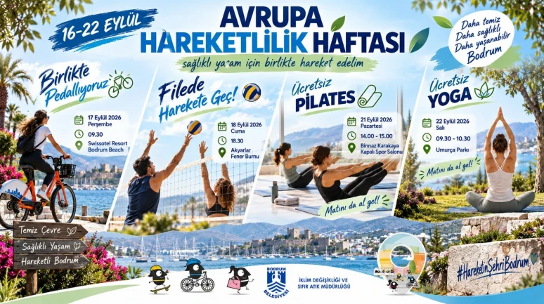 Bodrum’da Hareketli Hafta Başlıyor! Etkinlikler Peş Peşe Geliyor