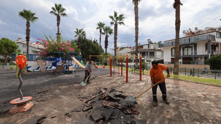 Marmaris’in Parkları Yenileniyor: 16 Parkta Çalışma Başladı