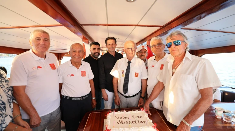 Gaziler ve Aileleri Marmaris’te Mehtap Turunda Buluştu