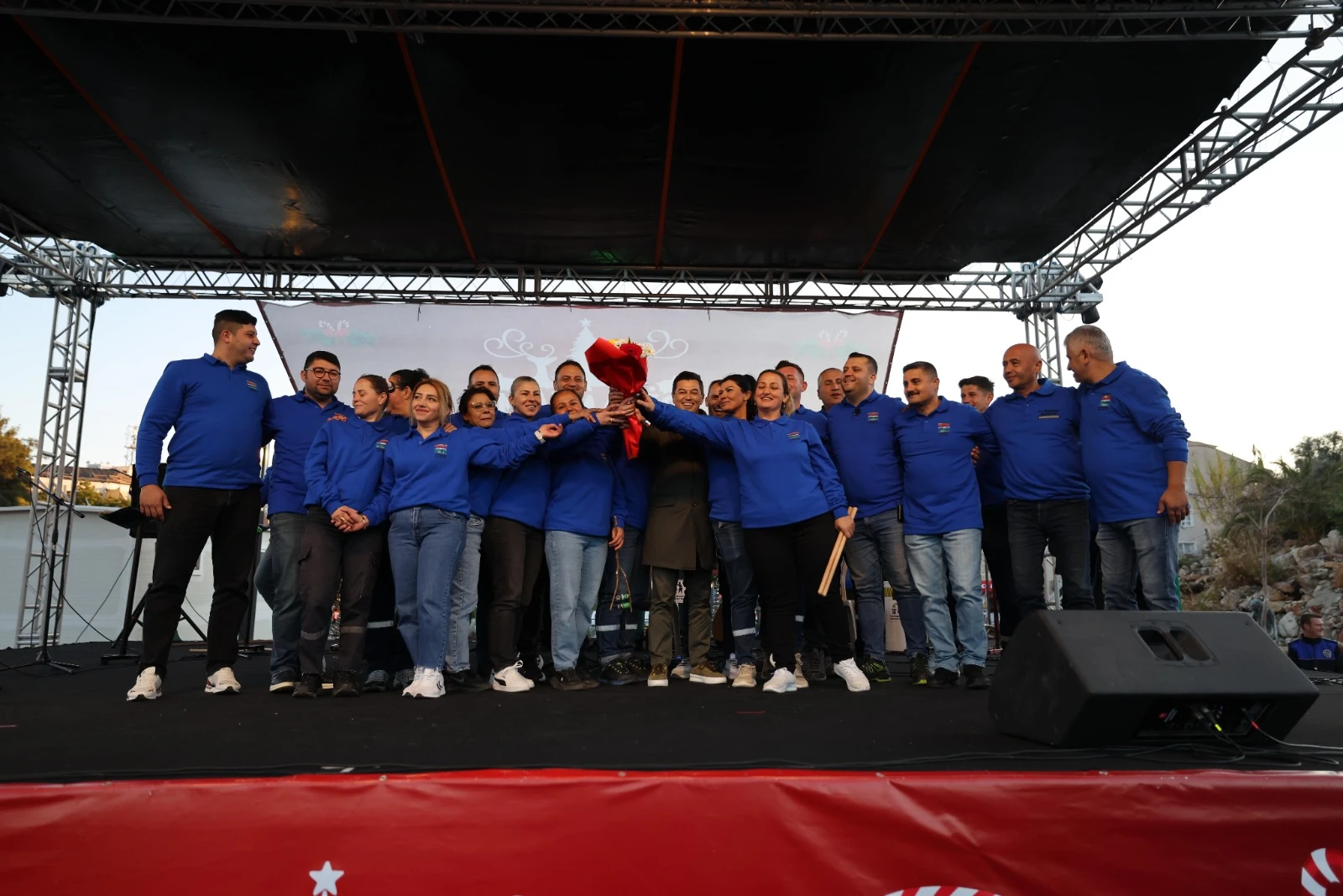 Marmaris’te Sahne Temizlik Emekçilerinin