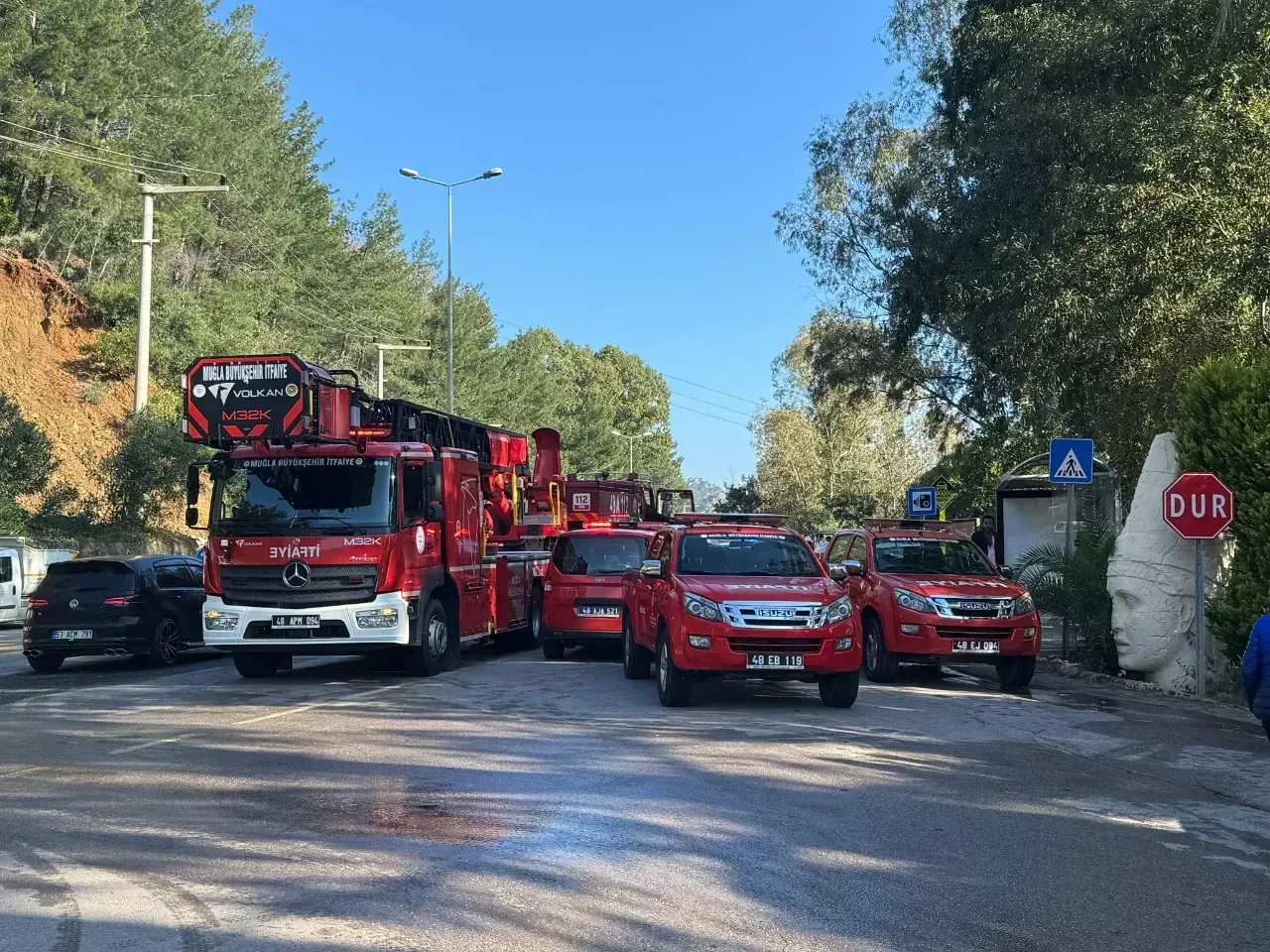 Marmaris’te 5 yıldızlı otelde yangın