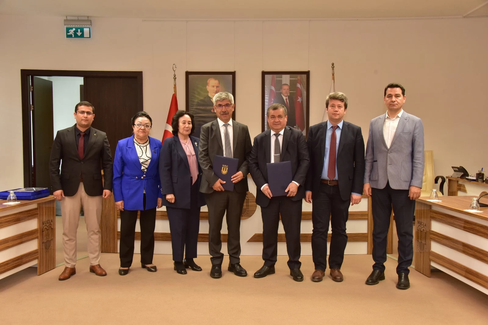 Muğla Sıtkı Koçman Üniversitesi ile Özbekistan Ulusal Üniversitesi Arasında İş Birliği Protokolü İmzalandı