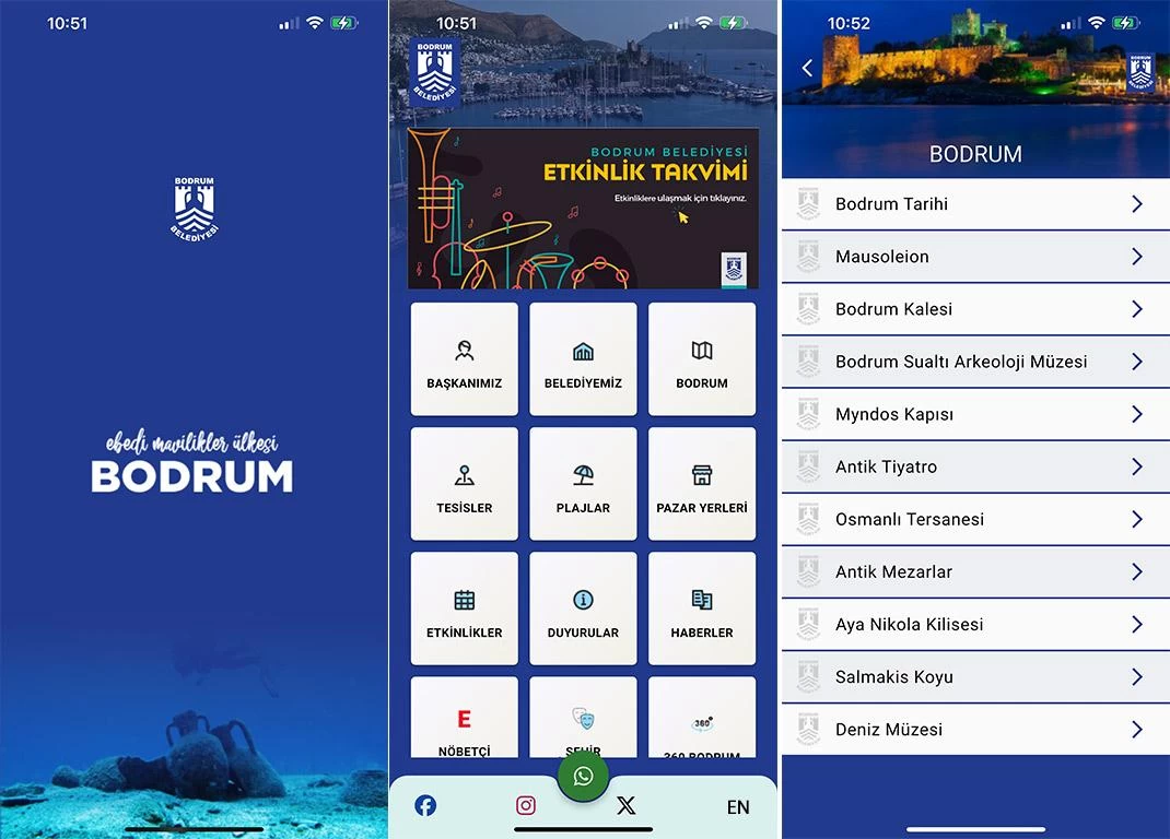Bodrum Belediyesi, Yenilenen Mobil Uygulamasıyla Vatandaşlara Hizmet Vermeye Devam Ediyor