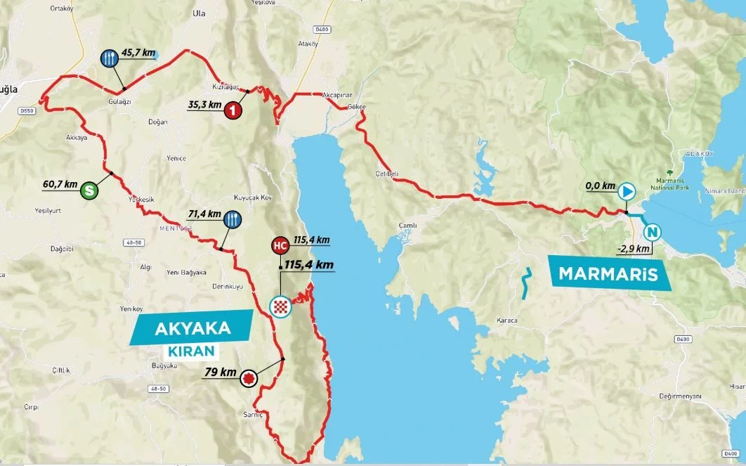 Marmaris’te Cumhurbaşkanlığı Türkiye Bisiklet Turunda Bu Yollar Trafiğe Kapatılacak