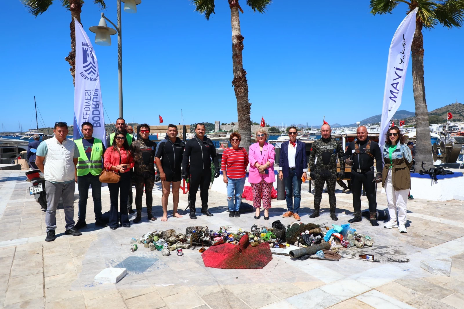 Kumbahçe’de 33 Kg Atık Toplandı: Bodrum Denizi Temiz Çıktı