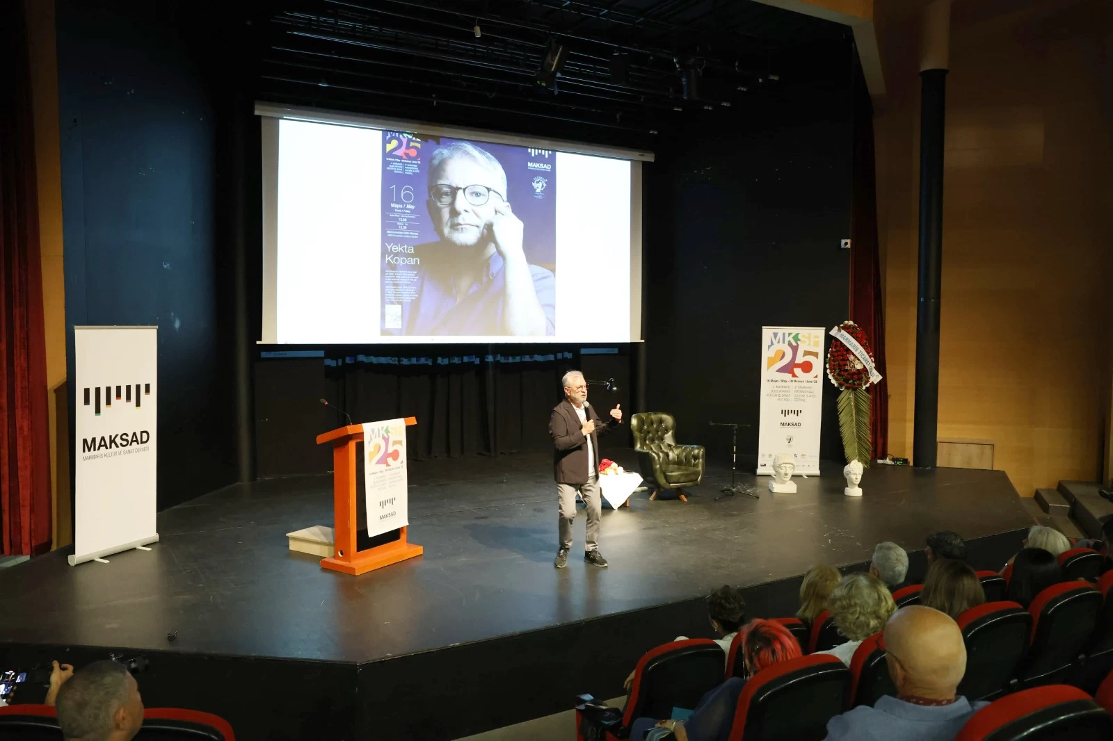 MKSF’25 YEKTA KOPAN SÖYLEŞİSİ İLE BAŞLADI