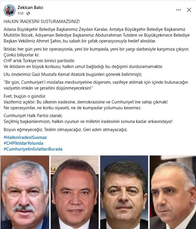 Balcı’dan Gençliğe Hitabe Vurgusu: “Evet, Bugün O Gündür!”