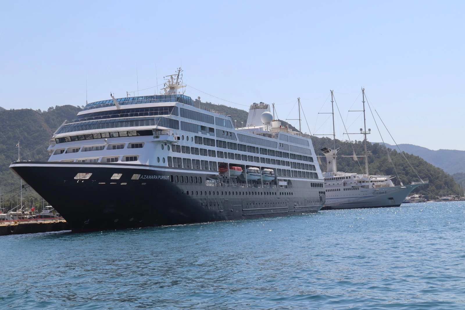 2 Dev Gemi, 930 Yolcu Marmaris’te