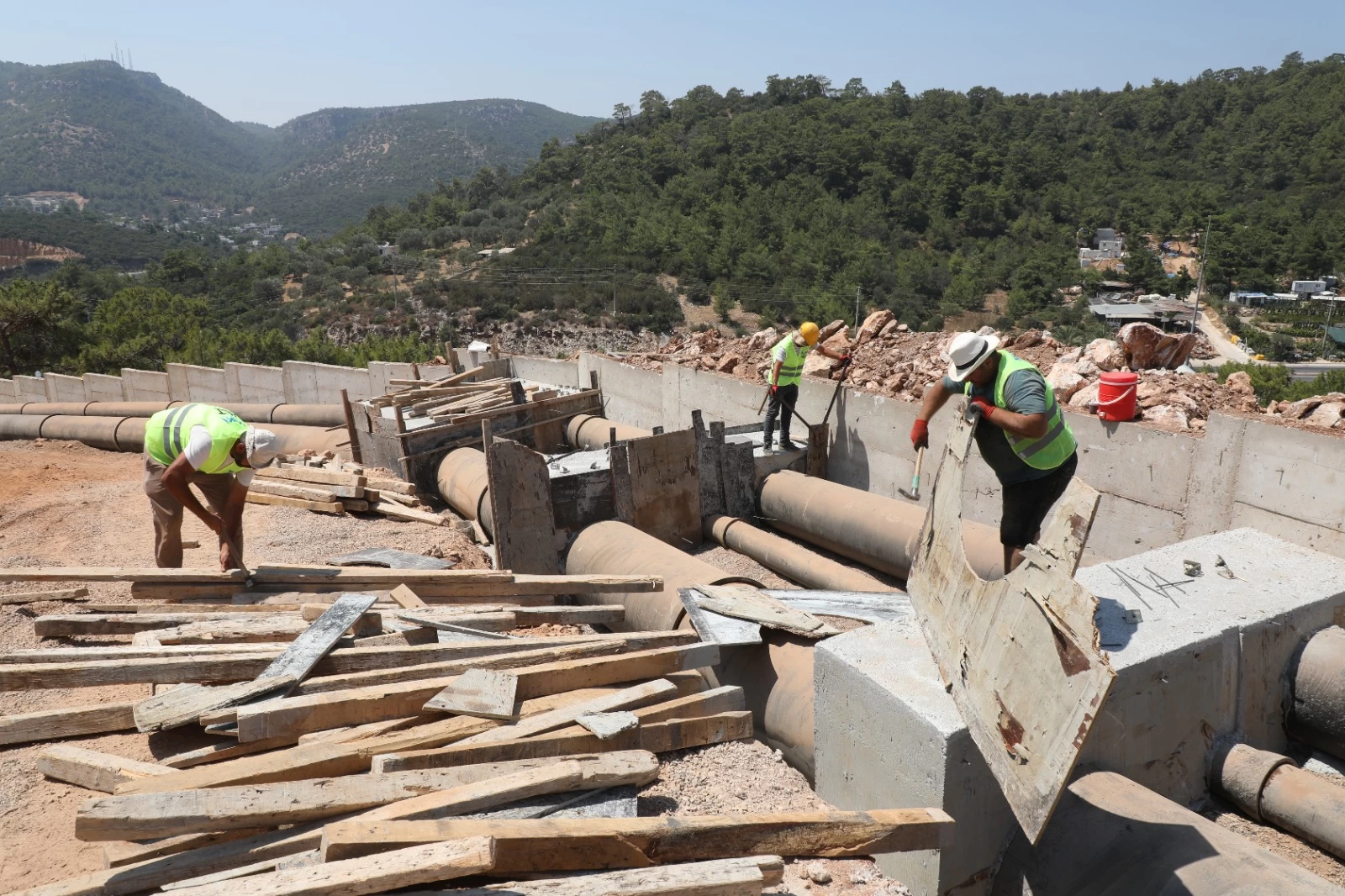 Bodrum’da 8 Kilometrelik Su Hattı Yenileme Çalışması Tamamlandı