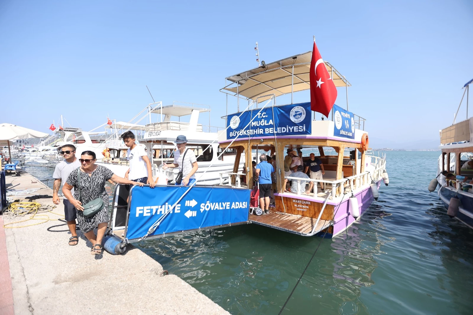 Şövalye Adası’na Denizden Kolay Erişim, Fethiye’den 3 Sefer Günlük