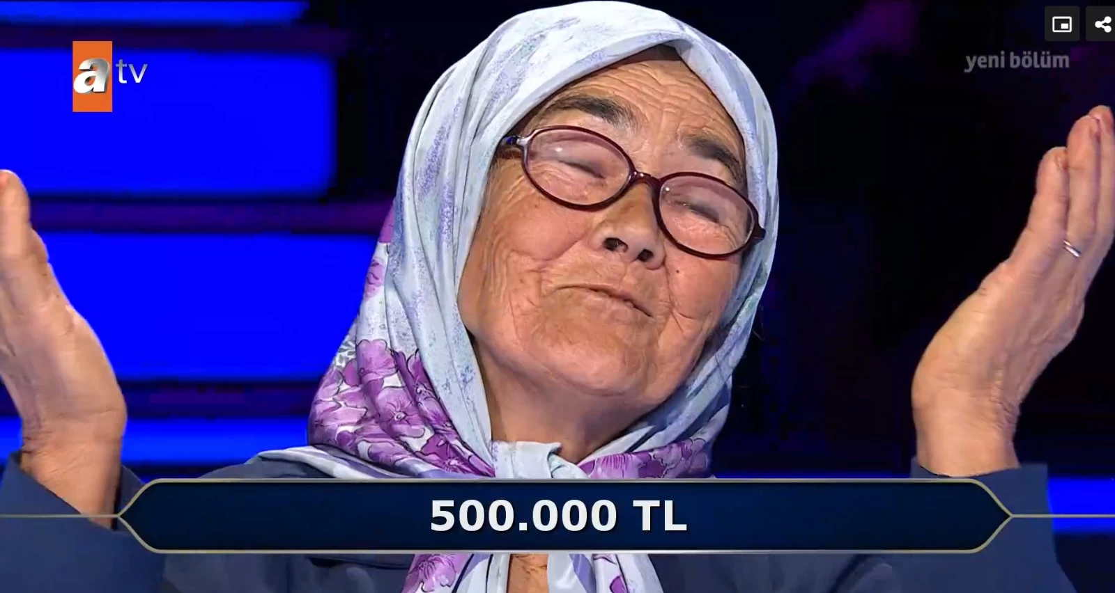 74 Yaşındaki Muğlalı Günay Karataş “Kim Milyoner Olmak İster” Yarışmasında 500 Bin TL Aldı