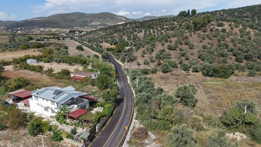 Milas’ta 5,8 Kilometrelik Yol Yenilend