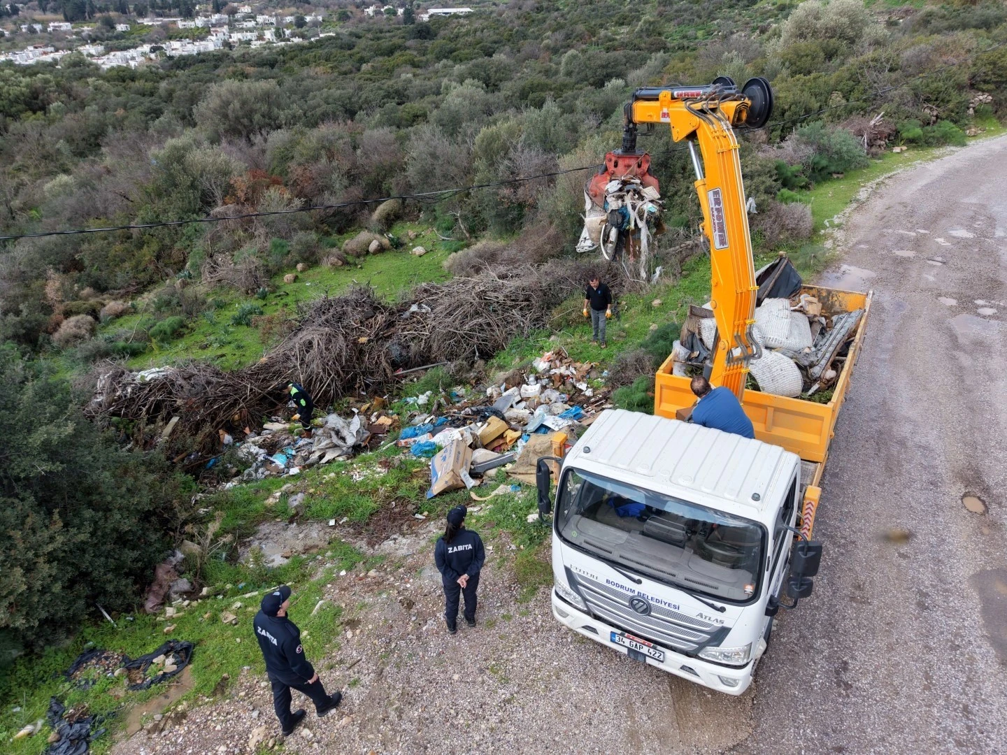 Atılan Çöp Ele Verdi: Bodrum’da Çevre Kirliliğine Geçit Yok