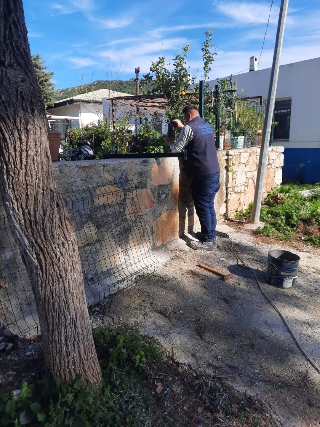 Bodrum’da Ortak Alanlar Yenileniyor: Ekipler Sahada