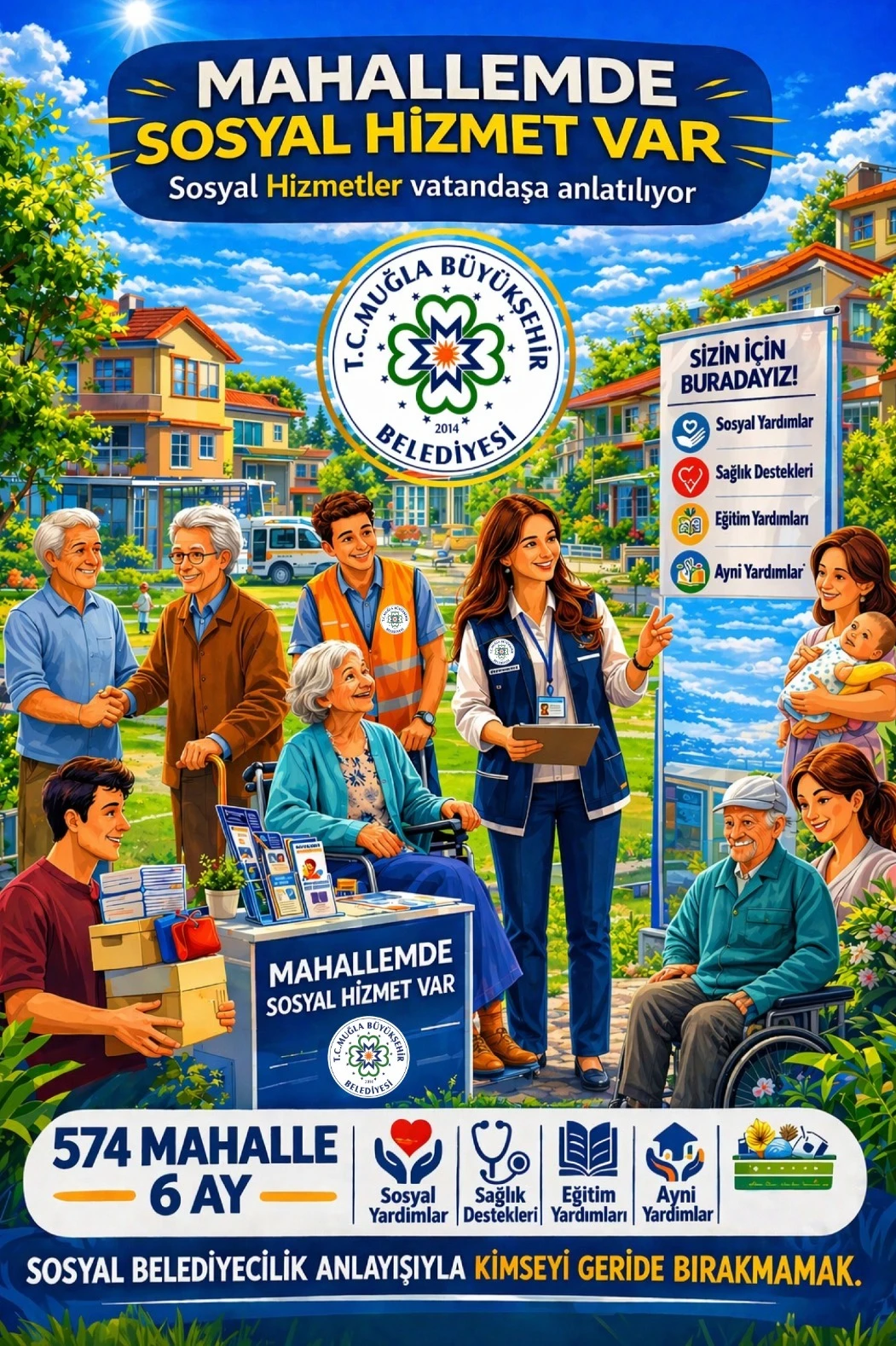 Mahalle Mahalle Bilgilendirme: Sosyal Yardımlar Anlatılacak