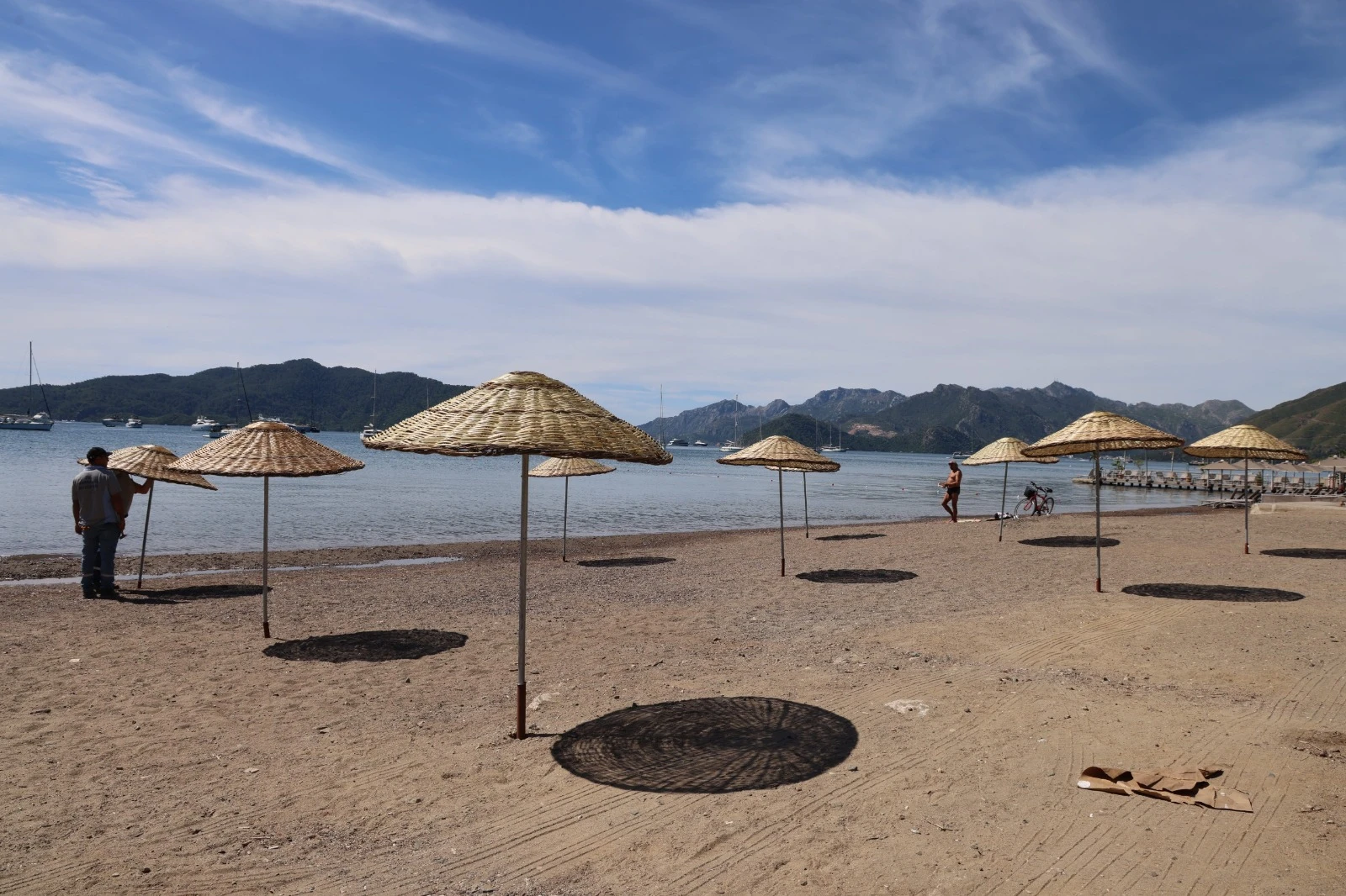 Marmaris’te Halk Plajları Yaz Sezonuna Hazırlanıyor