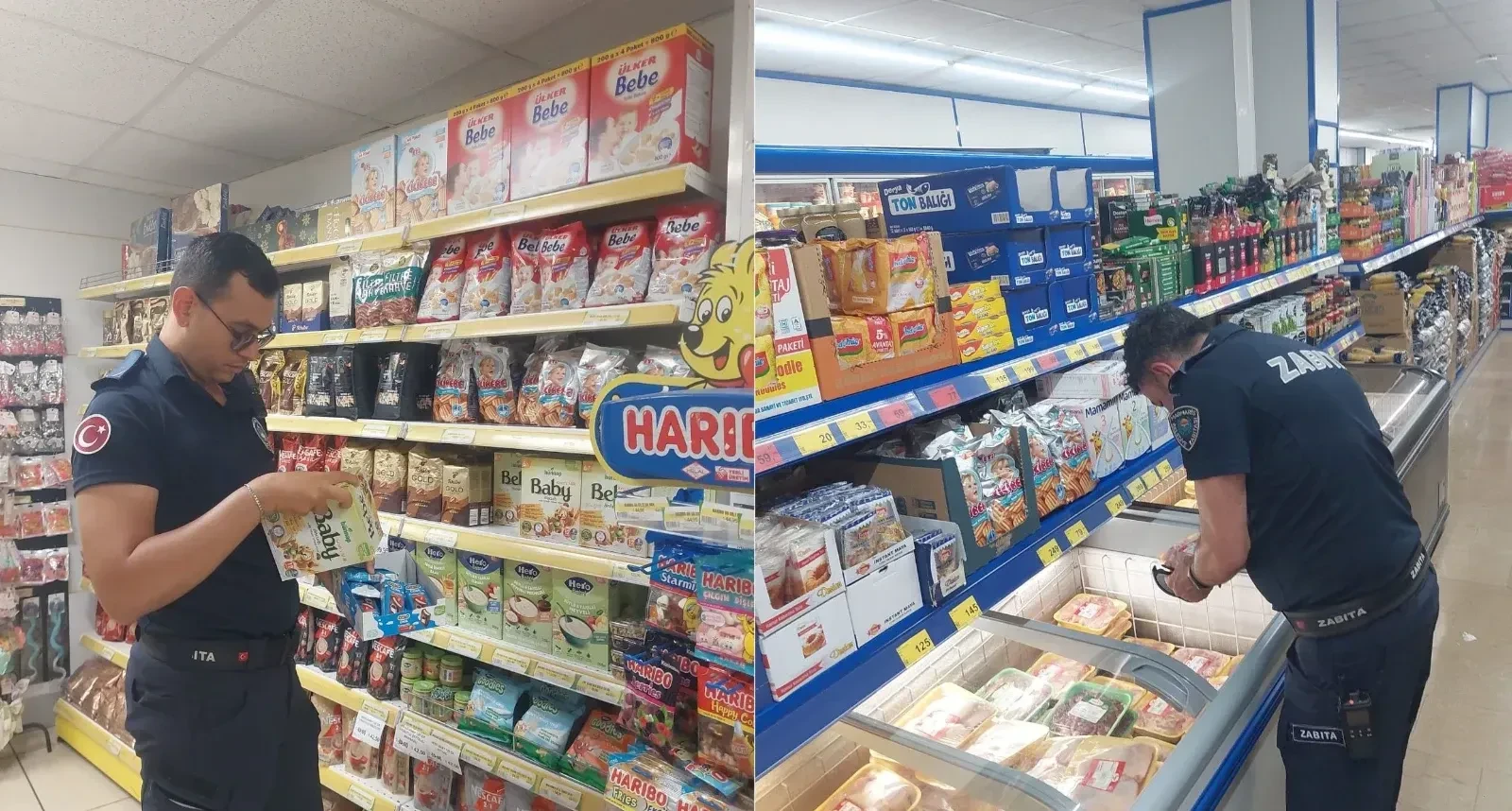 Marmaris’te Zincir Marketlere Zabıta Denetimi