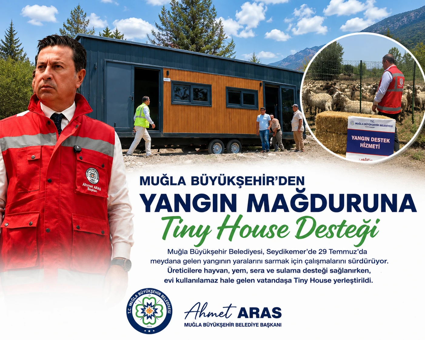 Alevler Evini Yıktı, Büyükşehir Yeni Bir Umut Oldu