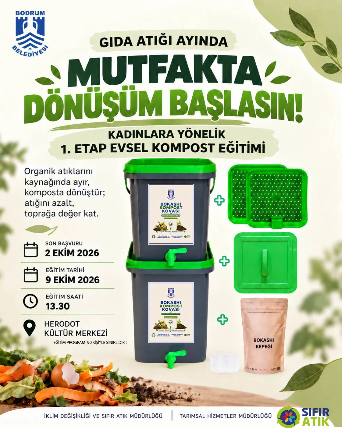 Çöp Sandığınız Atıklar İşe Yarayabilir! Bodrum’da Anlatılacak