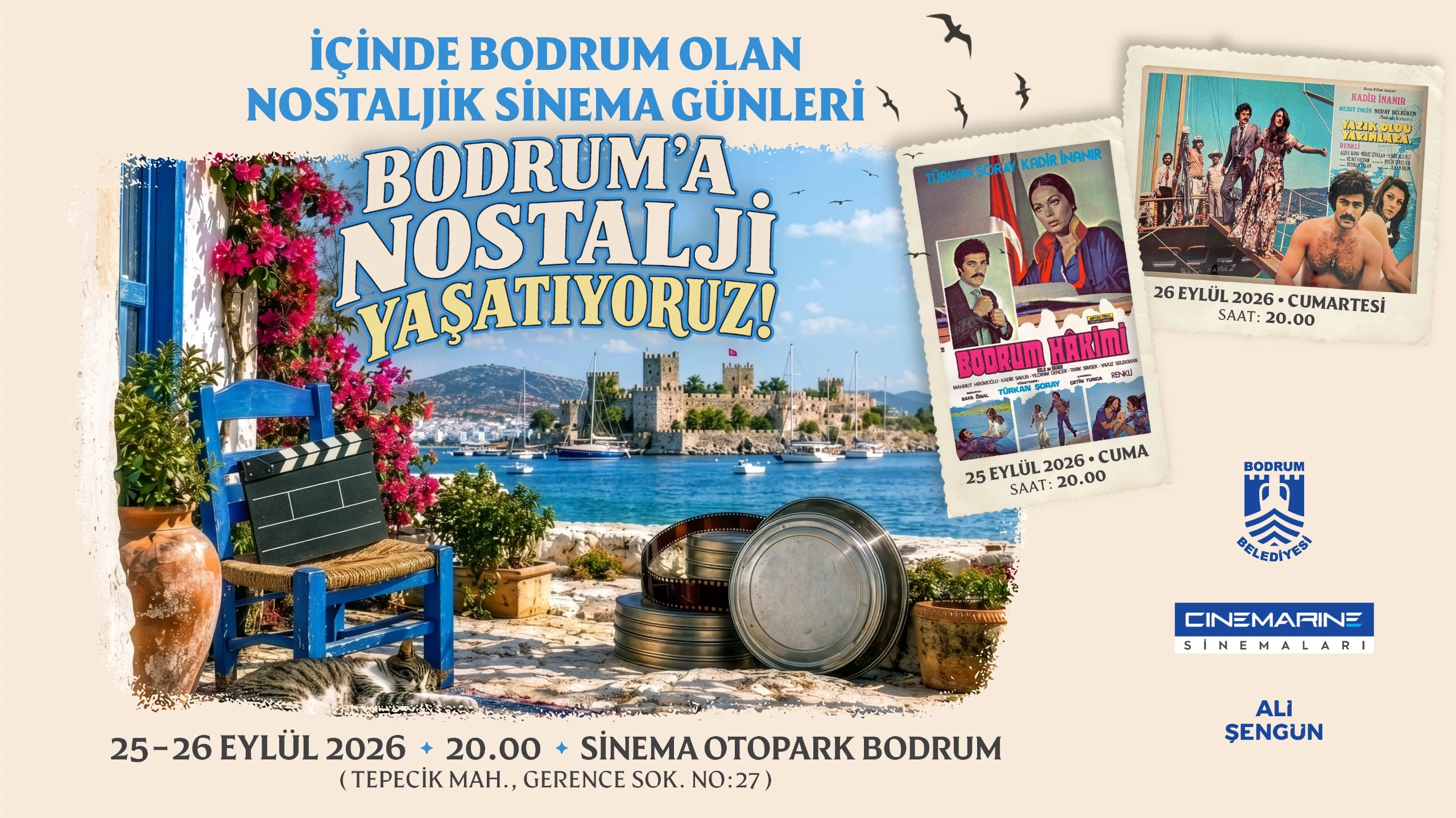 Bodrum’un Eski Sineması Yeniden Canlanıyor: Nostaljik Film Günleri Başlıyor