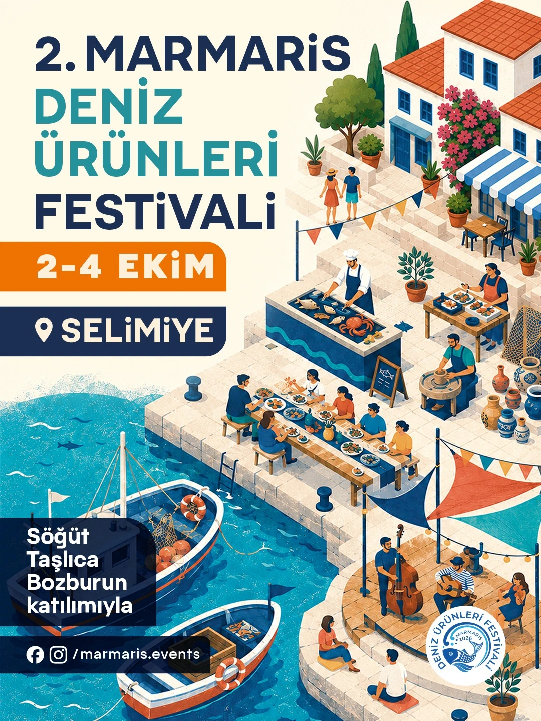 Marmaris’te Deniz Lezzetleri Şölene Dönüşecek! Ünlü Şefler Mutfaklarını Kuracak