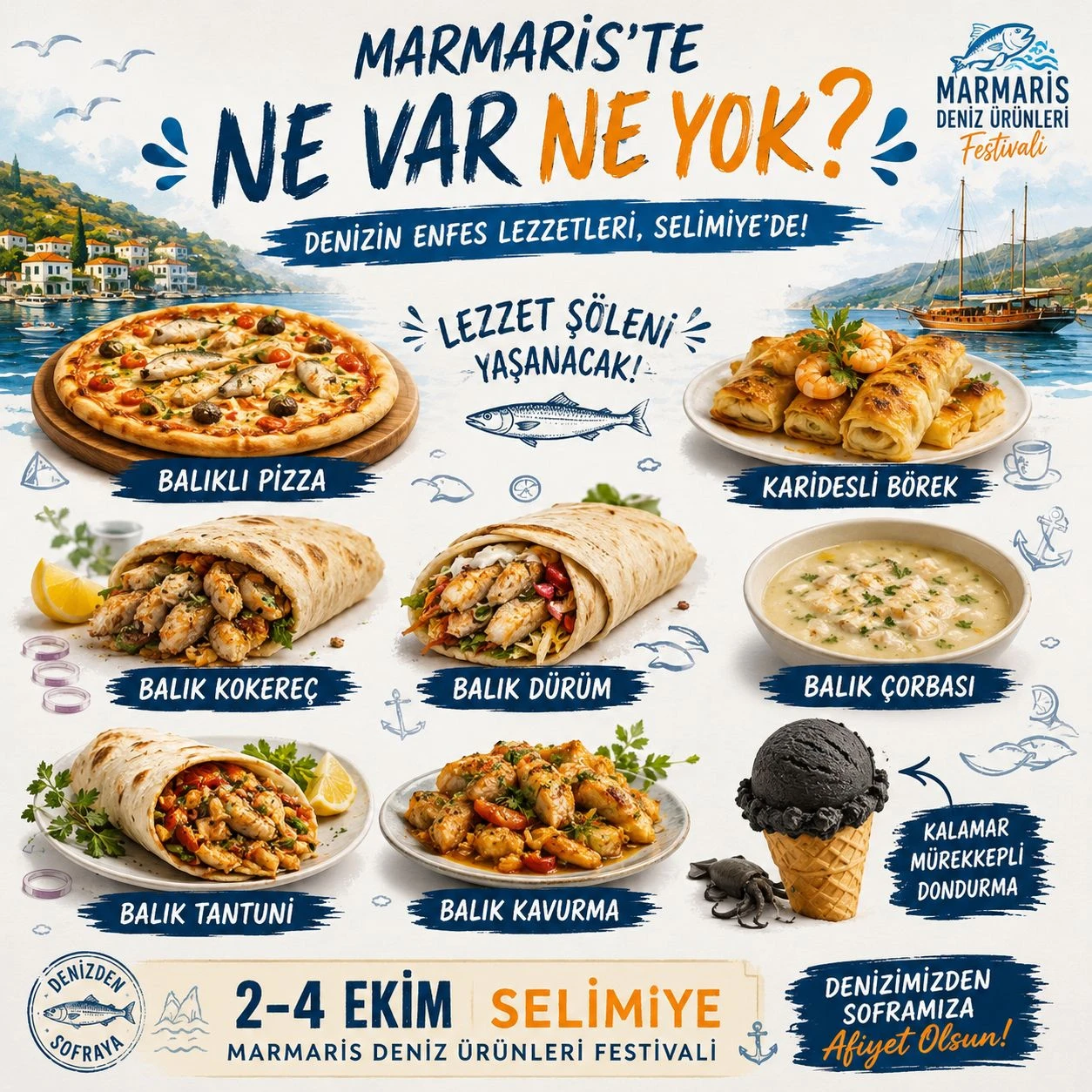 Marmaris’te Damakları Şaşırtacak Festival: Menüde Yok Yok!